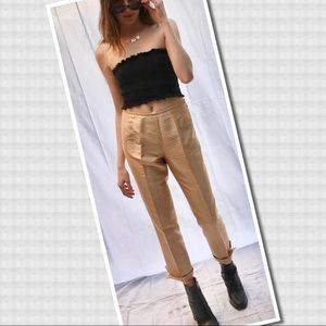 Vintage 90s ~Ann Taylor Orange/Grey Check Pants~ 2